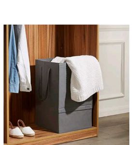 Grey Storage Box with Lid
