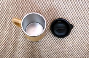 Bamboo Mug, Heat &amp; Cold Resistant Insulated Mug