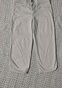 White Jeans Capri For Women