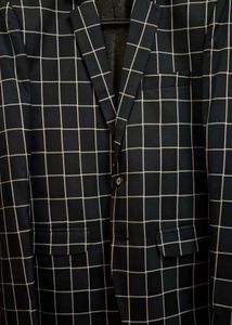 Men's Checkered Blazer
