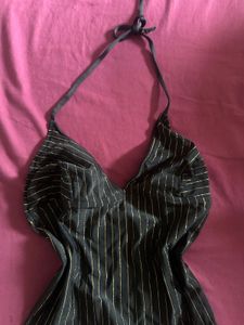 Striped One Piece Swimsuit