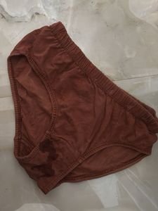 Brown Cotton Briefs