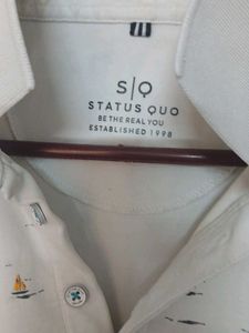 Men's Nautical Print Polo Shirt
