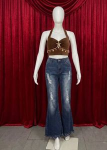 Distressed Flare Jeans