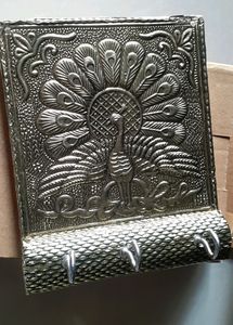 Antique Peacock Keyholder