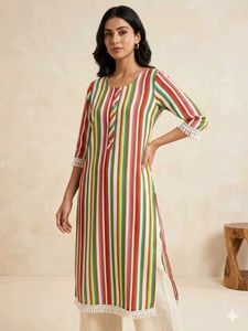 Colorful Striped Kurta