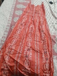 Boho Print Button-Front Sundress