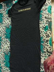 Always Upbeat Striped T-Shirt
