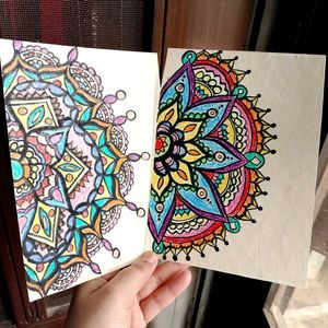 Handmade Mandala Art Cards