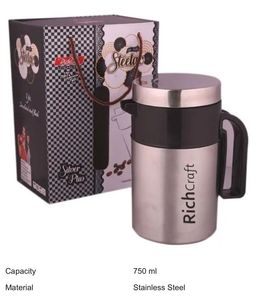 New-Richcraft Silver Plus Insulated Steel Flask