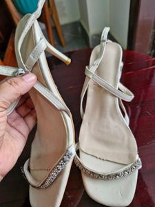 Elegant Embellished Kitten Heels