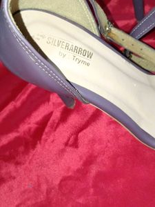 Purple Bow Detail Heels