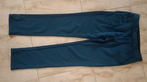Zara Teal Blue Comfortable Trousers