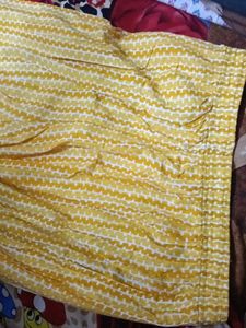 Beautiful Yellow Floral Kurta set