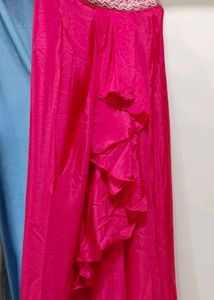 pink ready to wear lehenga and blouse