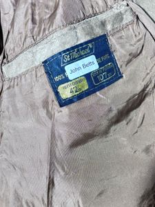 St Mitchell Men's Suede Bomber Jacket