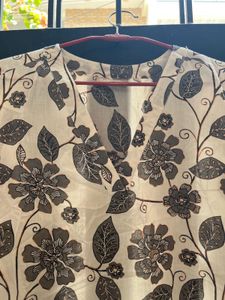 Floral Print Westside Kurta (Cotton)