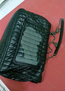 Chic Quilted Black Handbag