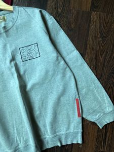 Prada Grey Crewneck Sweatshirt
