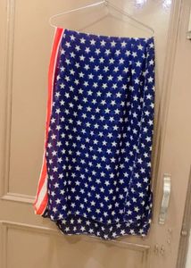 New American Flag Star Scarf
