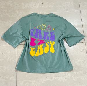 Retro "Take Easy" Graphic Tee