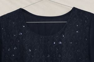 Elegant Black Sequin Kurta