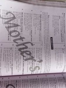 English (Language And Comprehension) MOTHER'S