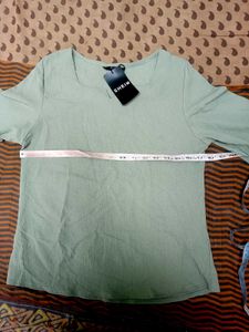 branded  Textured Top cum short kurti