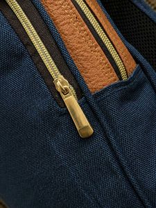 Imported Korean Premium Navy Canvas Backpack