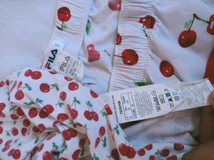 Cherry Print Pajama Set