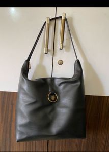 Baggit Black Faux Leather Shoulder Bag