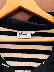 Classic Striped Polo Shirt