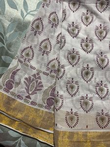 Traditional kerala saree