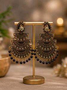 Trendy Elegant Peacock Chandelier Earrings