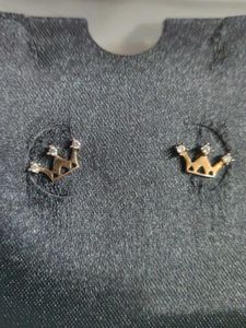 Cute Crown Stud Earrings