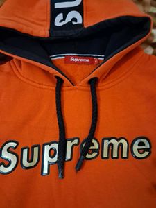Supreme Hoodie - Orange Pullover
