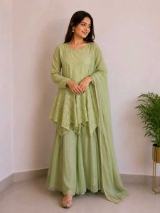 Elegant Light Green Kurta Set