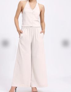 Elegant Two-Piece Linen Set