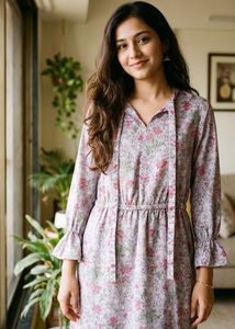 Floral Print Midi Dress