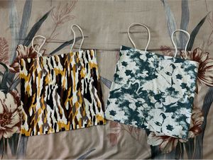 Two Cute Patterned Tank Tops