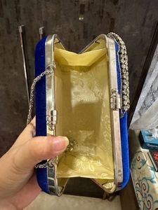 Designer Crystal Jewelled Box Clutch