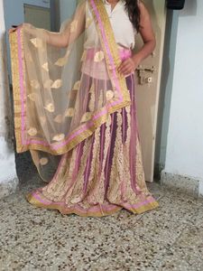 chaniya choli + saree