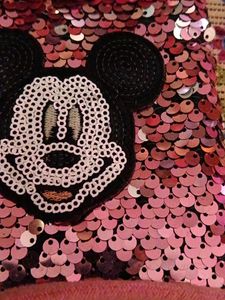 Sparkly Mickey Mouse Crossbody Bag