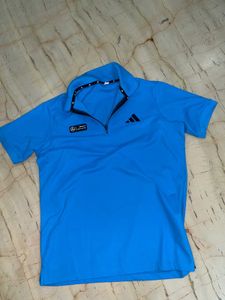 Adidas Polo T-Shirt | size- M Blue👕