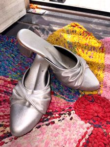 Slip-on mule heels