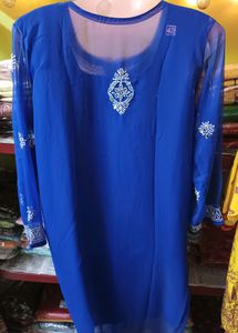 Chikankari Kurti Set With Inner