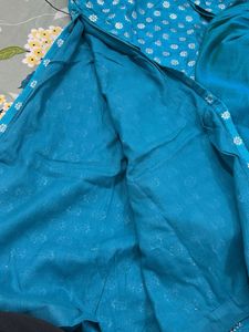 Blue Kurta Set with Pants