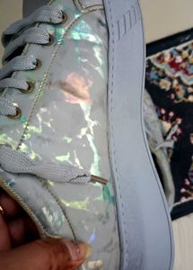 Stylish Marble Print Sneakers