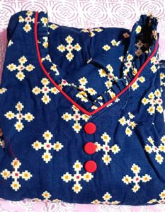 Elegant  pure cotton kurti set