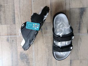 White Crocs-style Clogs